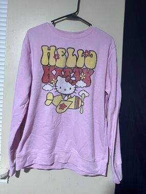 Hello Kitty Pink Pullover Sweatshirt